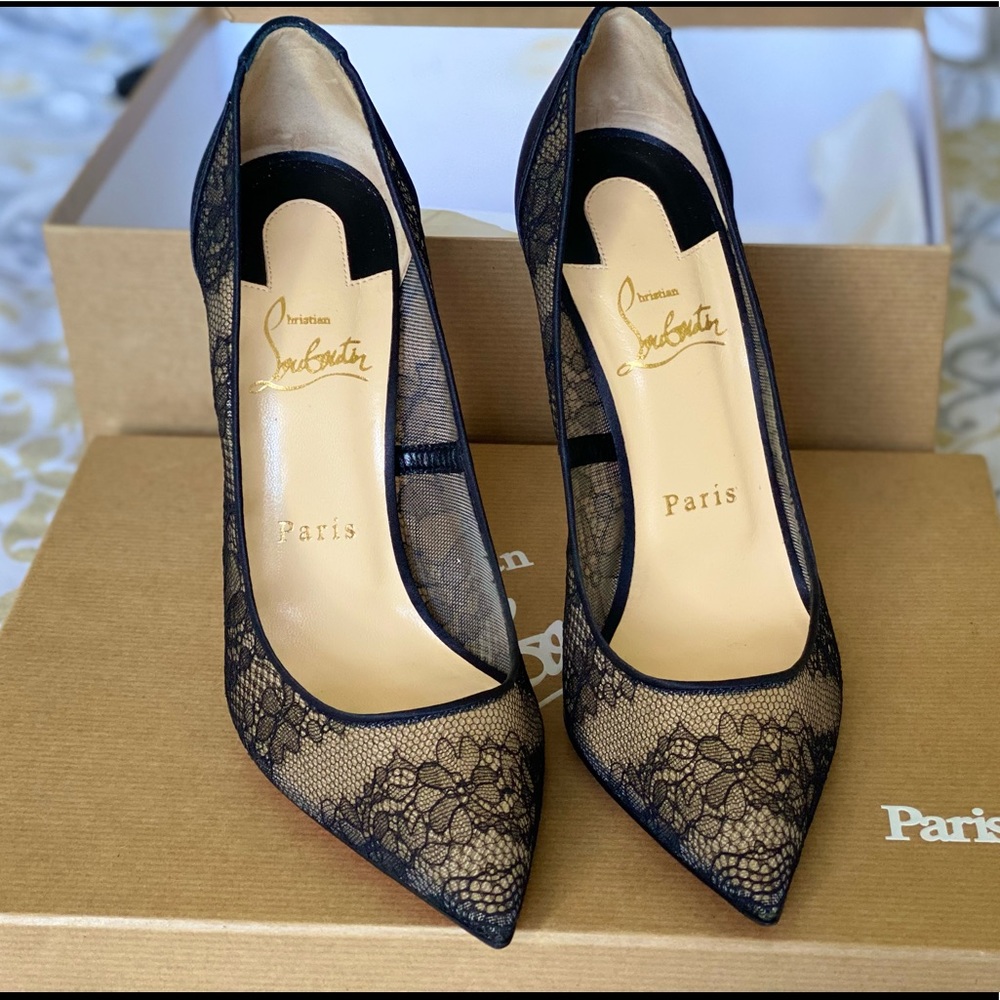 Christian Louboutin 100 Dentelle Fleur